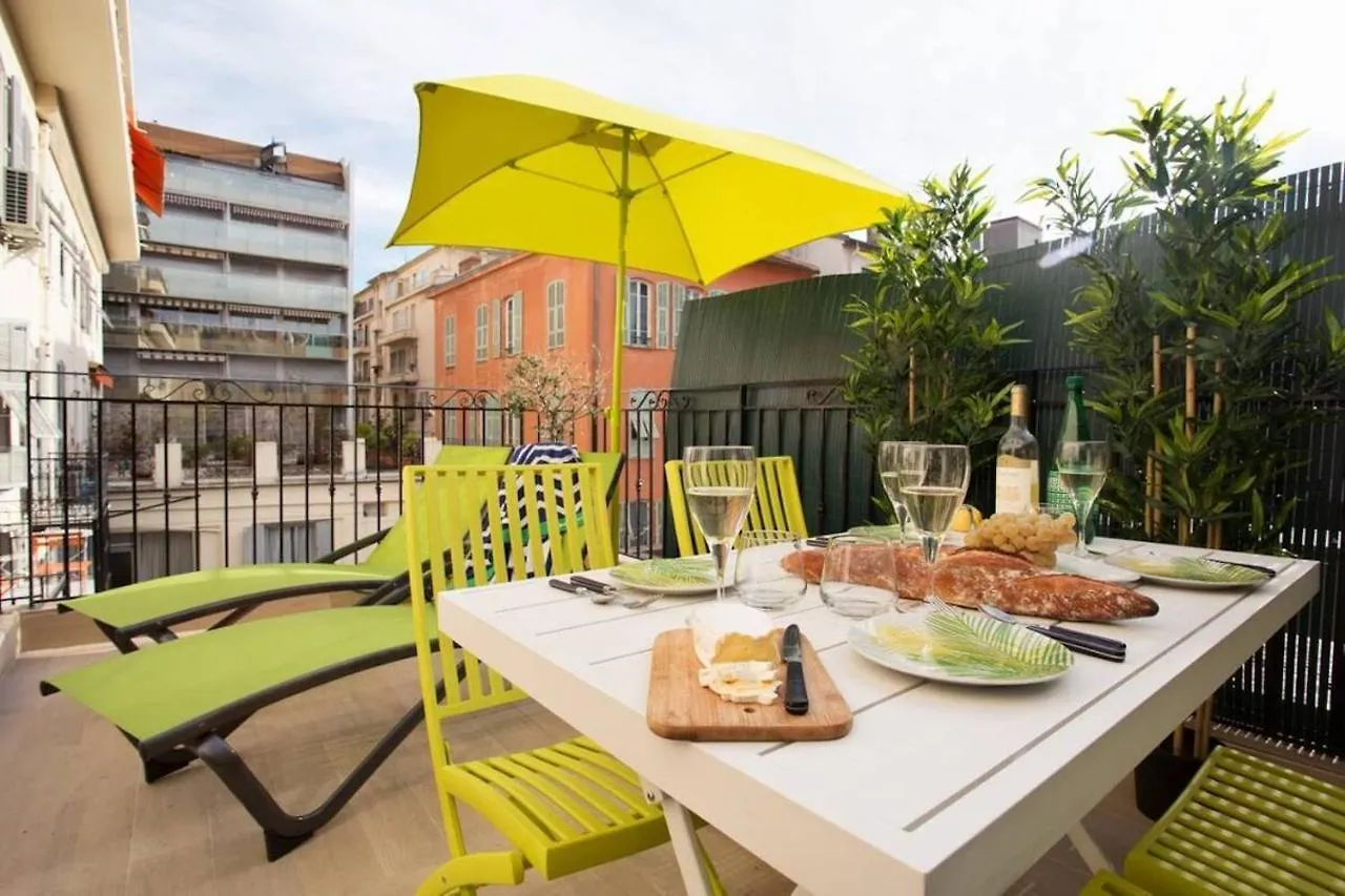 Apartmán F2 Terrasse, Moderne, Hyper Centre, Clim, Ascenseur- Dubouchage Nice