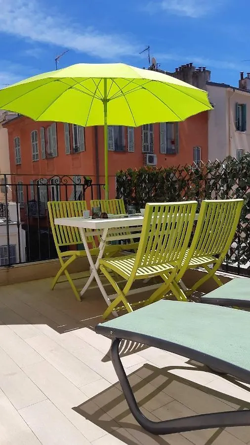 尼斯F2 Terrasse, Moderne, Hyper Centre, Clim, Ascenseur- Dubouchage公寓 公寓 尼斯