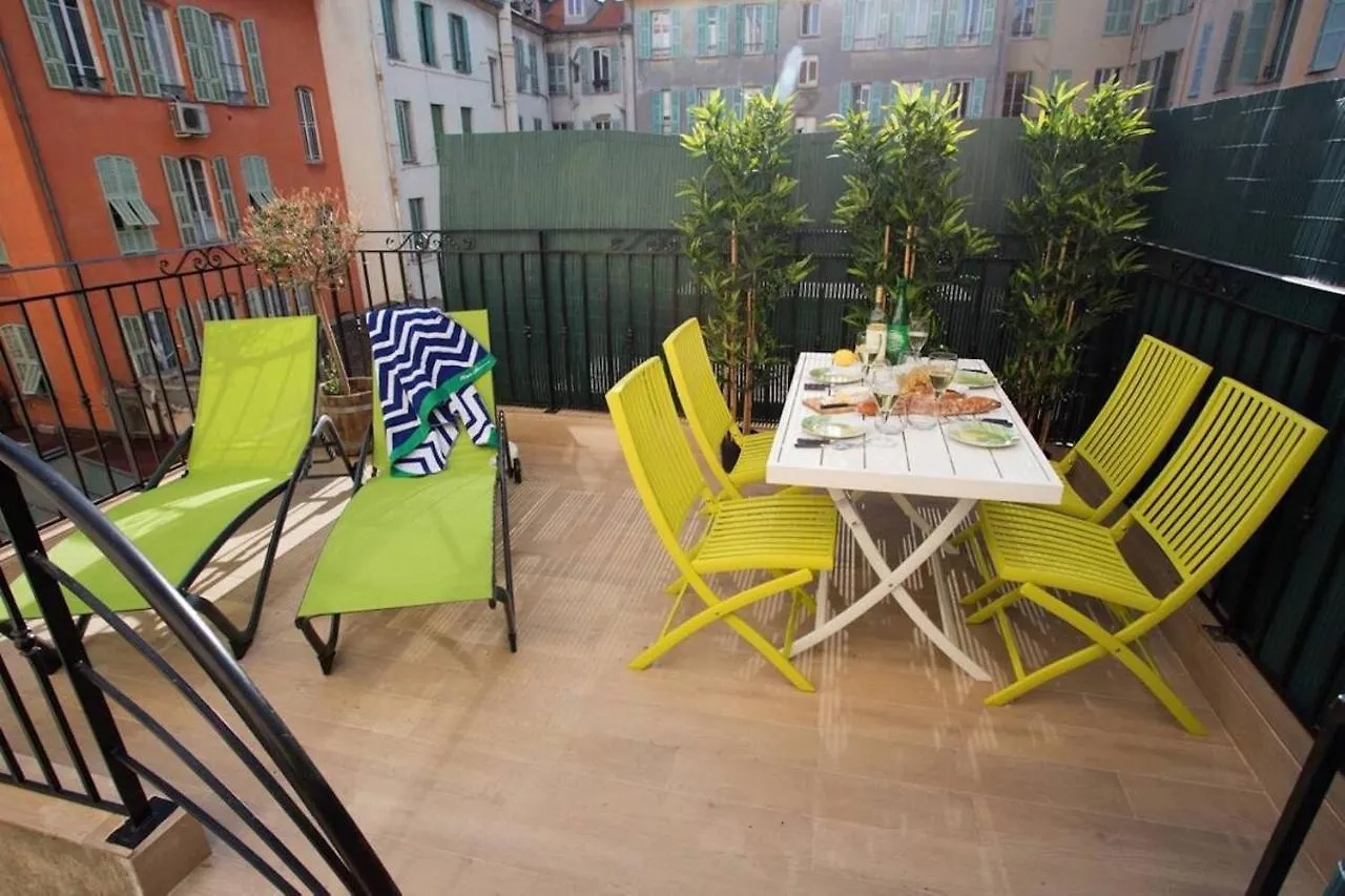 尼斯F2 Terrasse, Moderne, Hyper Centre, Clim, Ascenseur- Dubouchage公寓 尼斯