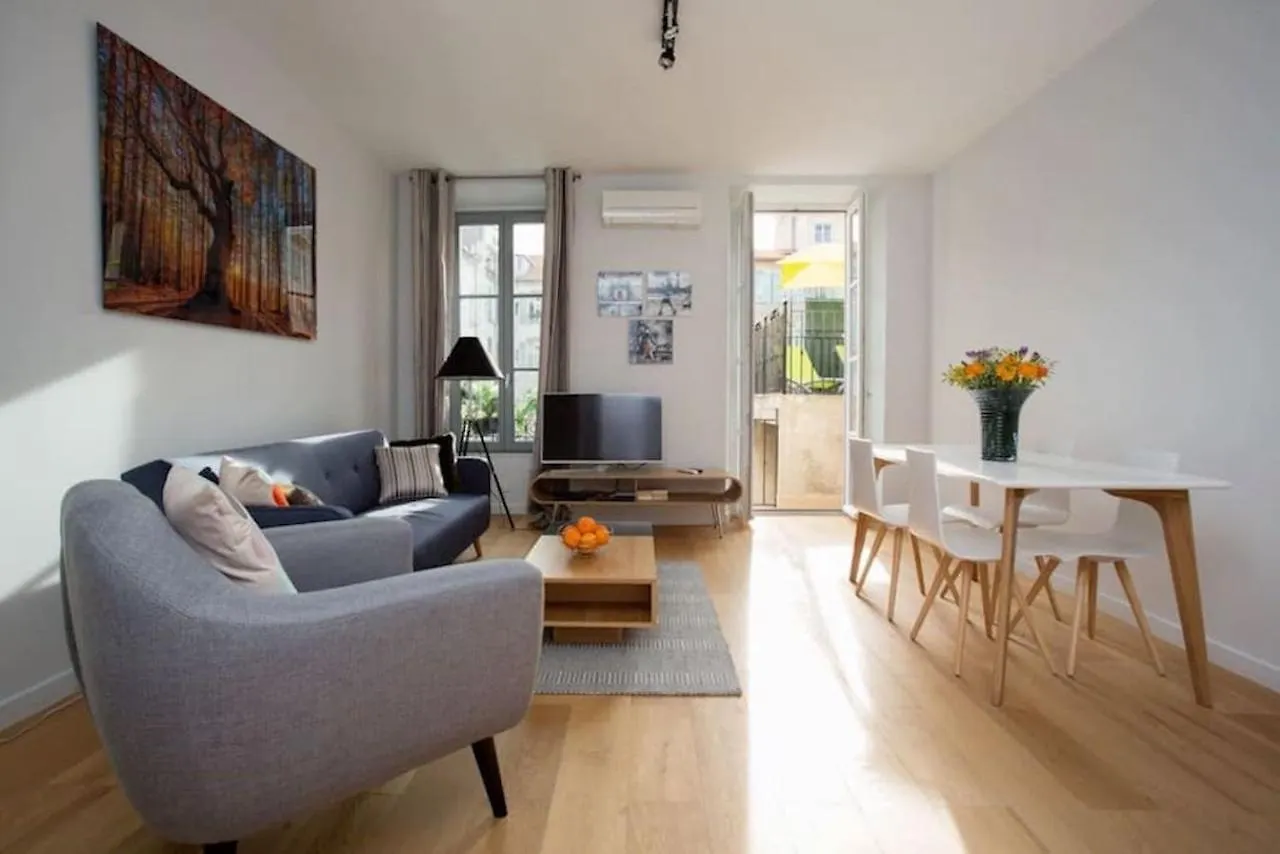 Apartmán F2 Terrasse, Moderne, Hyper Centre, Clim, Ascenseur- Dubouchage Nice